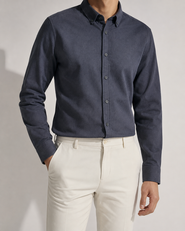 Chemise Oxford en coton respirante slim fit