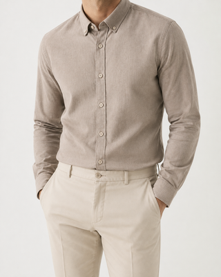 Chemise Oxford en coton respirante slim fit