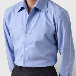 Chemise italienne en mélange de coton