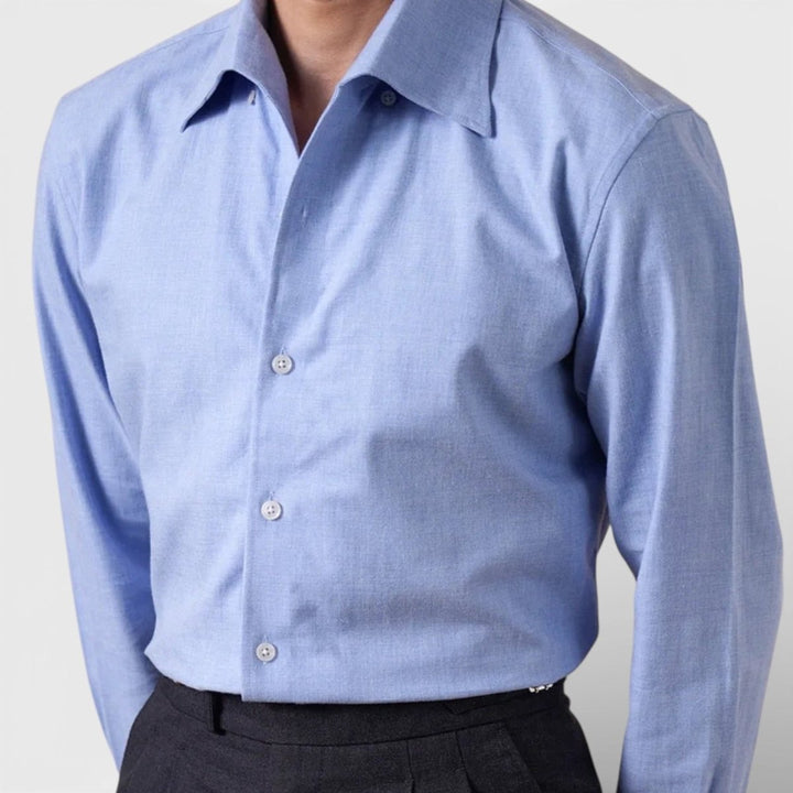 Chemise italienne en mélange de coton