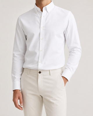 Chemise Oxford en coton respirante slim fit