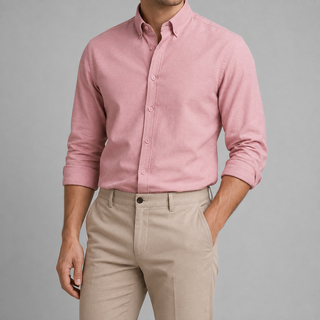Chemise business boutonnée à manches longues