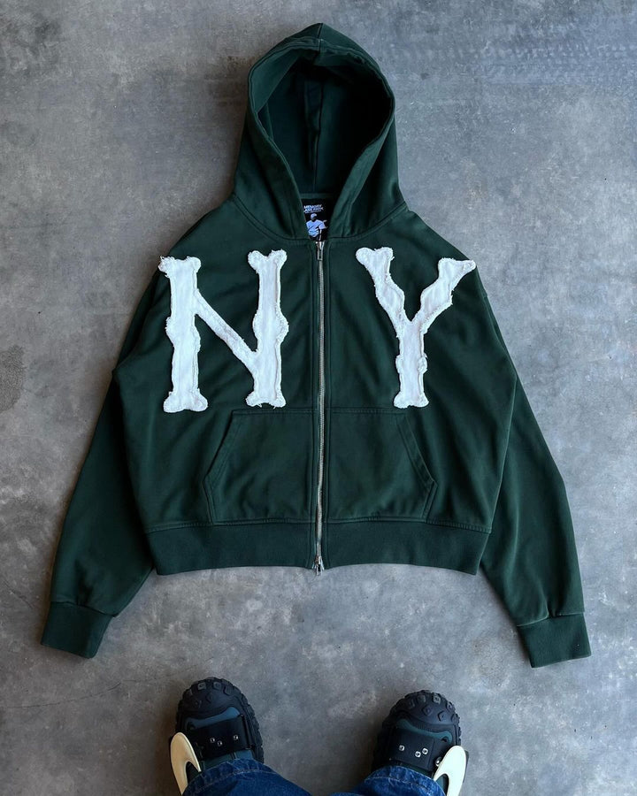 Sweat à capuche unisexe New York | Look casual pour tous les jours | Design confortable et tendance