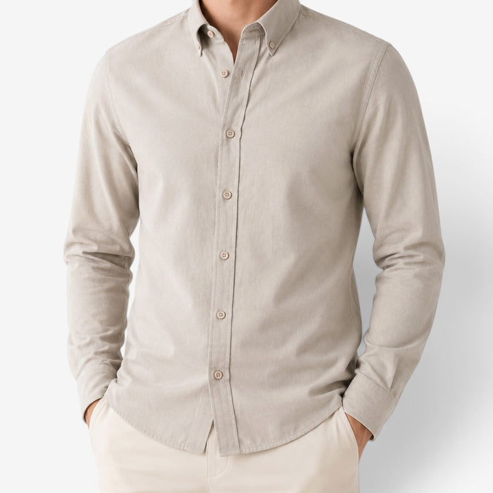Chemise Oxford en coton respirante slim fit