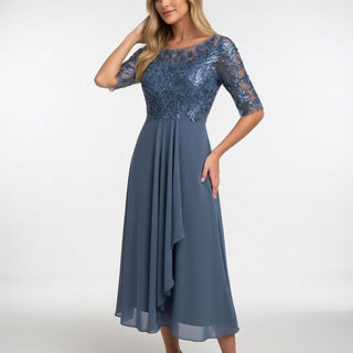 Séraphine™ — Robe midi dentelle élégance intemporelle