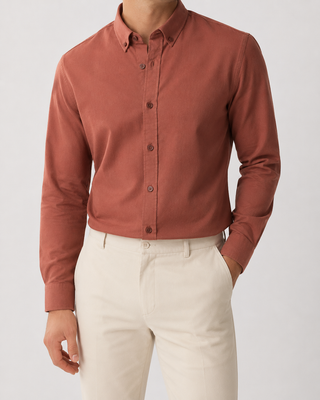 Chemise Oxford en coton respirante slim fit