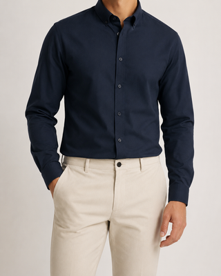 Chemise Oxford en coton respirante slim fit