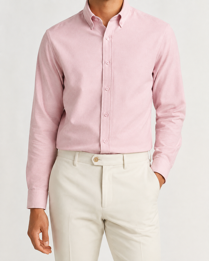 Chemise Oxford en coton respirante slim fit