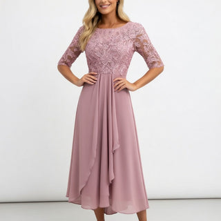 Séraphine™ — Robe midi dentelle élégance intemporelle