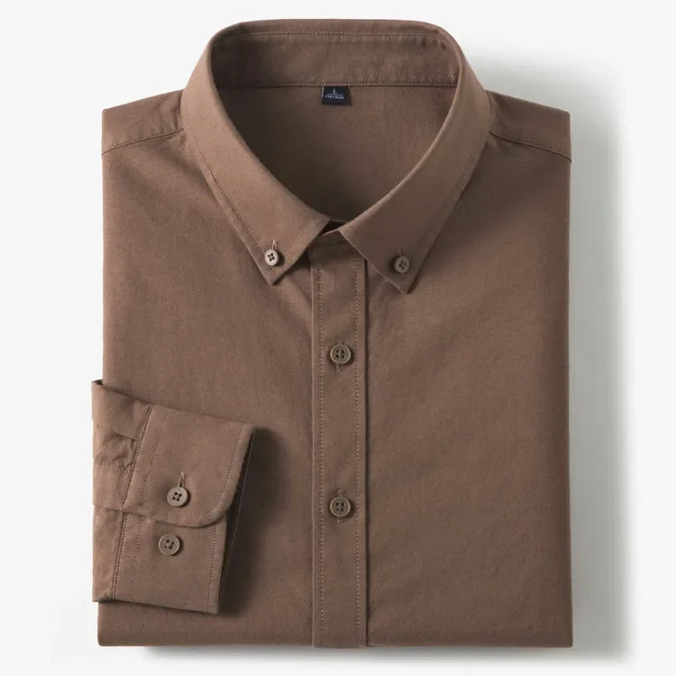 Chemise Oxford en coton respirante slim fit