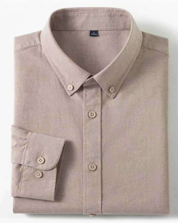 Chemise Oxford en coton respirante slim fit
