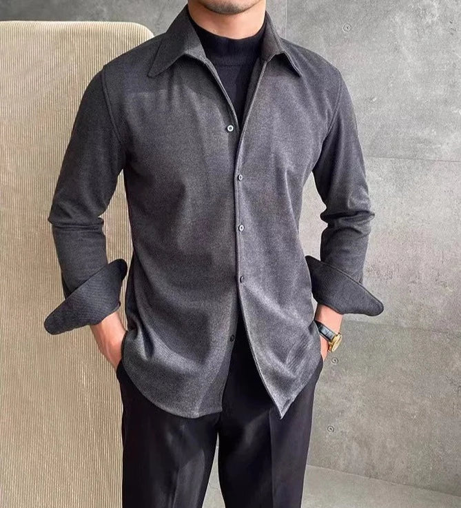 Chemise premium en laine