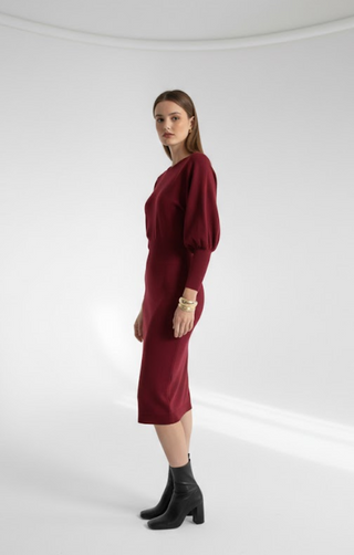 Mathilde™ — Robe midi élégante confortable intemporelle