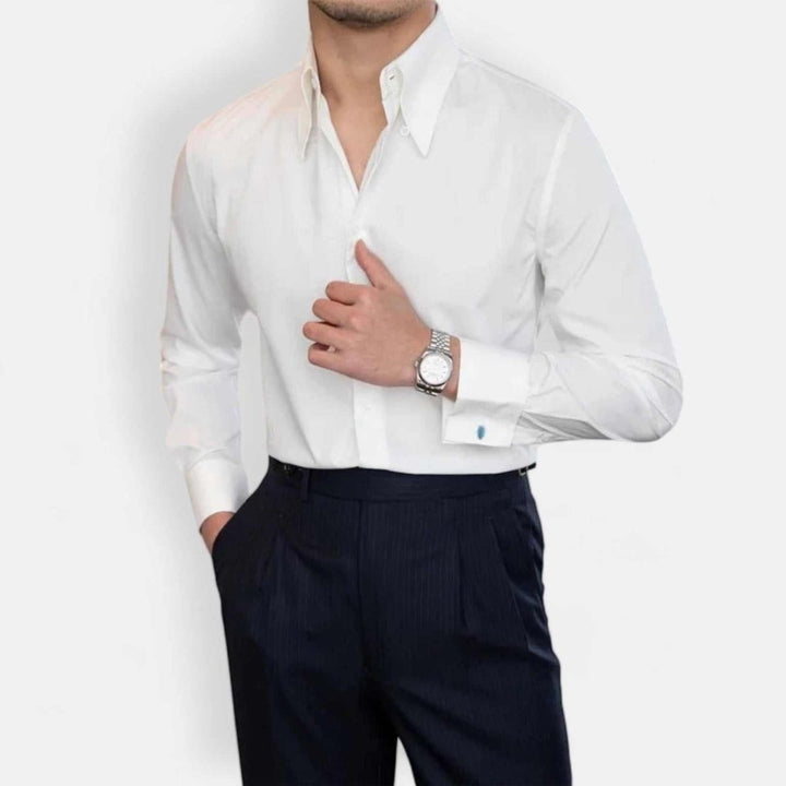 Chemise slim fit infroissable