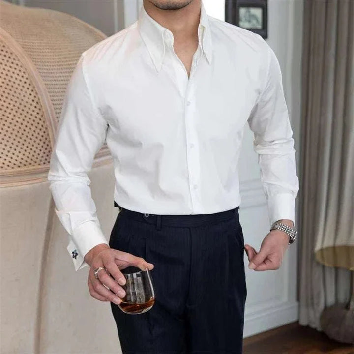 Chemise slim fit infroissable