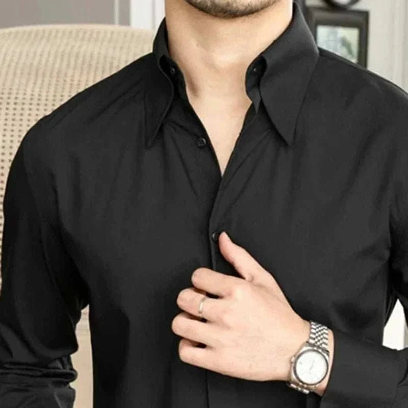 Chemise slim fit infroissable