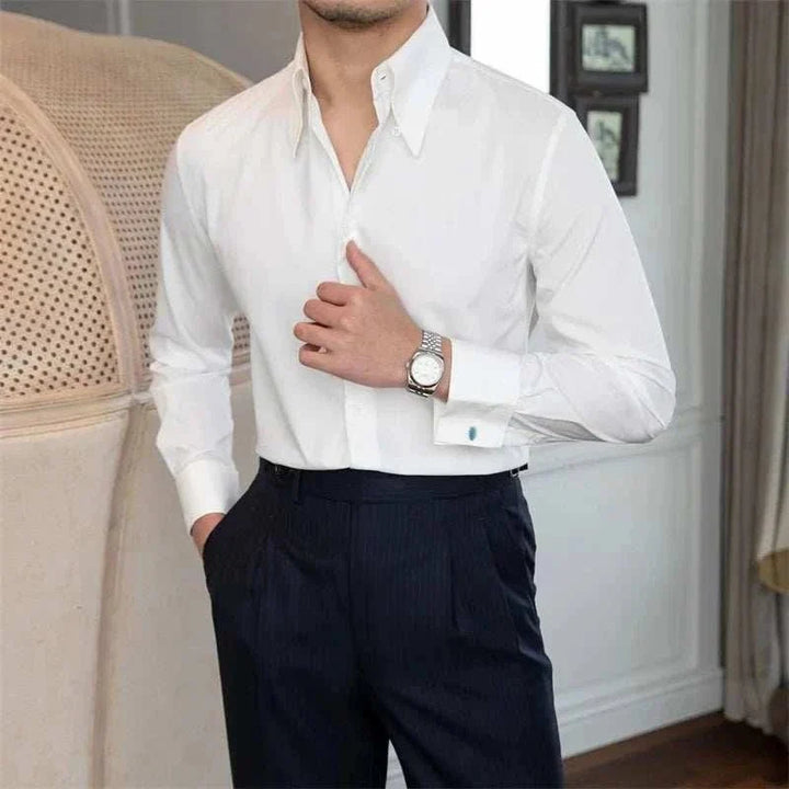 Chemise slim fit infroissable