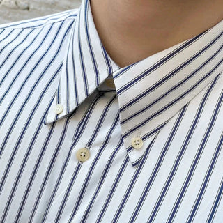 Chemise britannique rétro à rayures