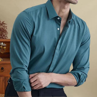 Chemise de smoking britannique rayée