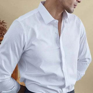 Chemise de smoking britannique rayée