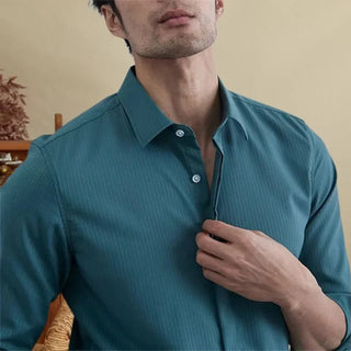 Chemise de smoking britannique rayée