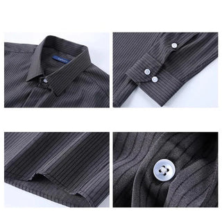 Chemise de smoking britannique rayée