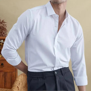 Chemise de smoking britannique rayée