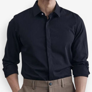 Chemise de smoking britannique rayée
