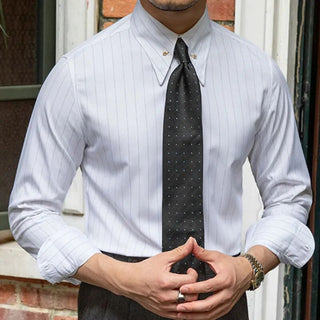 Chemise unie business à manches longues