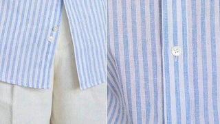 Chemise business rayée à manches longues