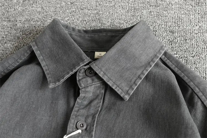 Surchemise décontractée en denim pour l’automne