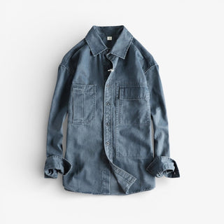 Surchemise décontractée en denim pour l’automne