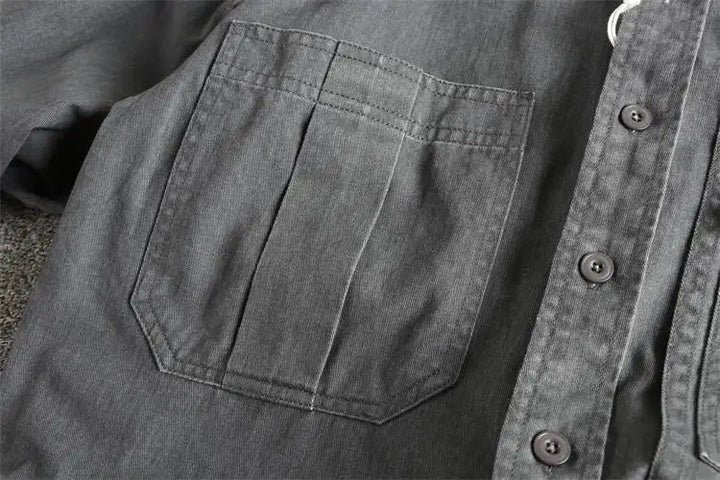 Surchemise décontractée en denim pour l’automne