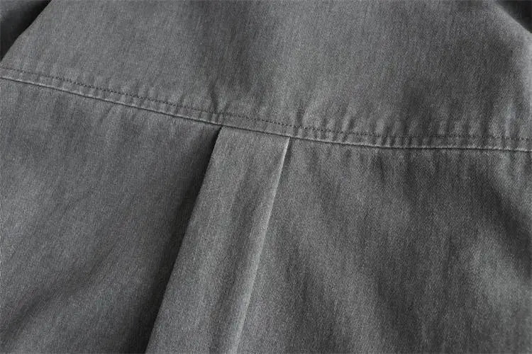 Surchemise décontractée en denim pour l’automne