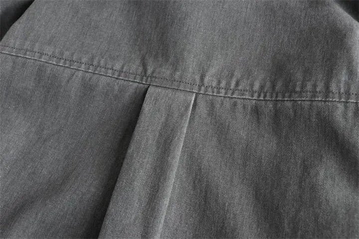 Surchemise décontractée en denim pour l’automne