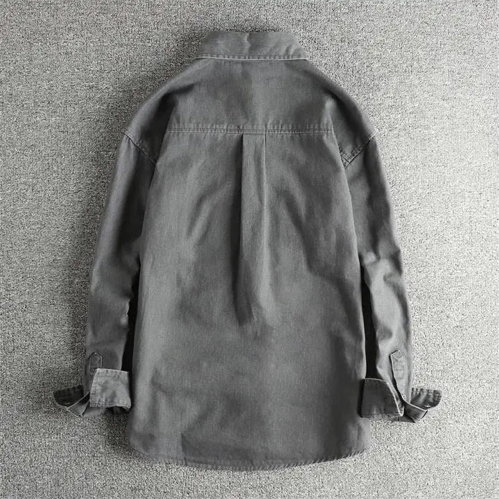 Surchemise décontractée en denim pour l’automne
