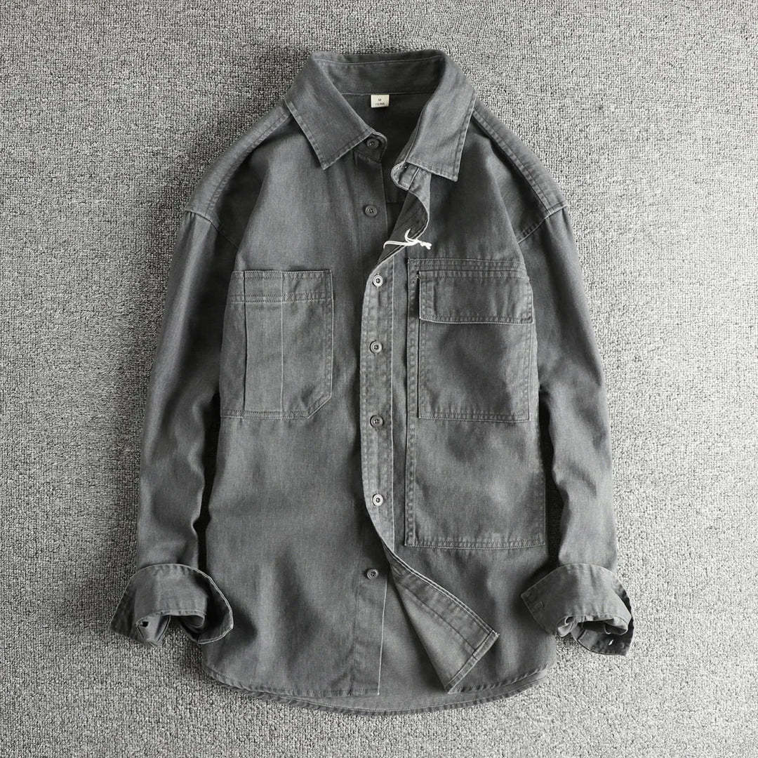 Surchemise décontractée en denim pour l’automne