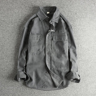 Surchemise décontractée en denim pour l’automne