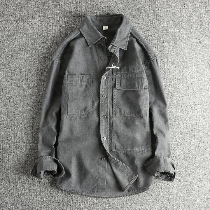 Surchemise décontractée en denim pour l’automne