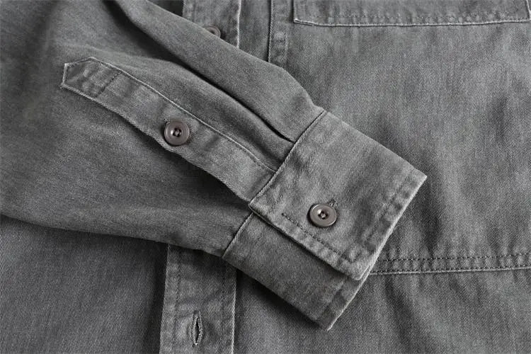 Surchemise décontractée en denim pour l’automne