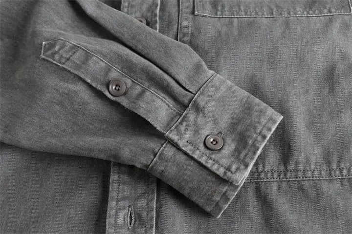 Surchemise décontractée en denim pour l’automne