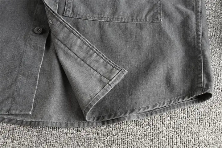 Surchemise décontractée en denim pour l’automne