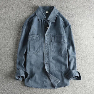 Surchemise décontractée en denim pour l’automne