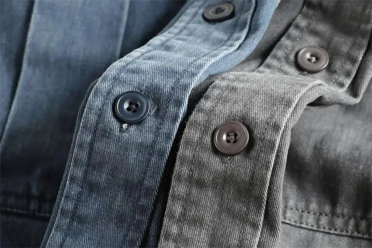 Surchemise décontractée en denim pour l’automne