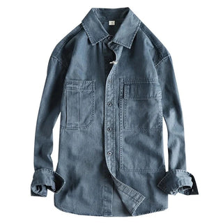 Surchemise décontractée en denim pour l’automne