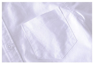 Chemise décontractée en pur coton à manches longues