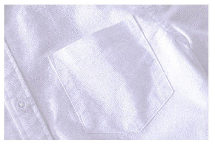 Chemise décontractée en pur coton à manches longues