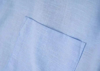 Chemise en coton et lin à manches longues