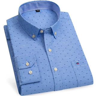 Chemise Oxford en coton, style chic décontracté