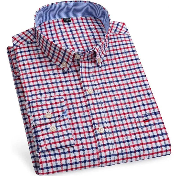 Chemise Oxford en coton, style chic décontracté